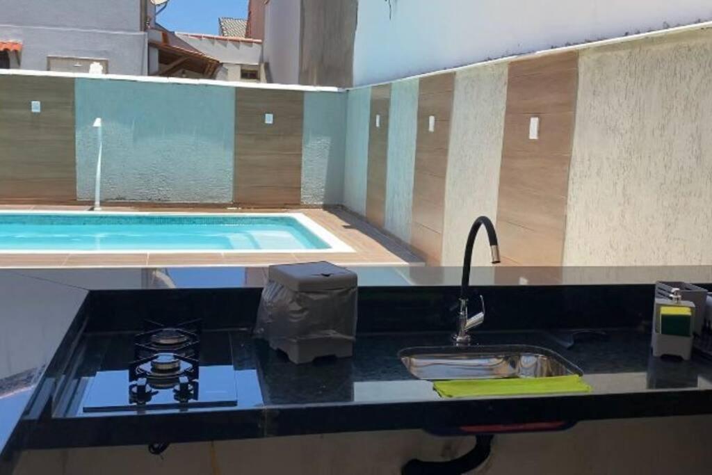 Casa Com Piscina, Grande E Espacosa No Condominio Dos Passaros Cabo Frío Exterior foto